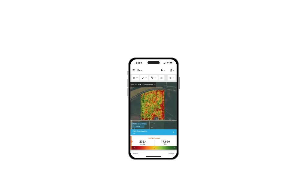 Harvest - Corn Yield Map - iPhone [AgF 2025].webp