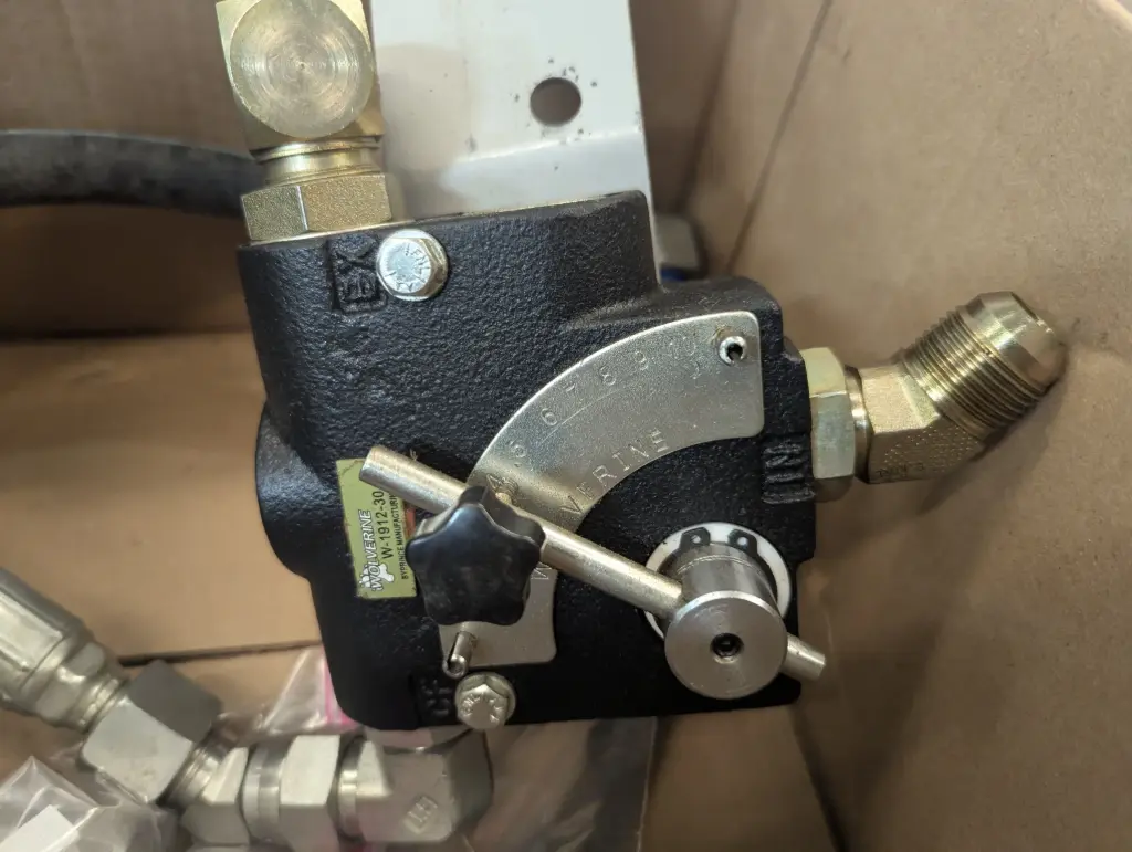 USED - Wolverine W-1912-30 Manual Flow Control Valve